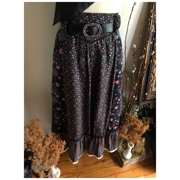 Vintage Western style Cotton Novelty circle skirt - Picture 7 of 13
